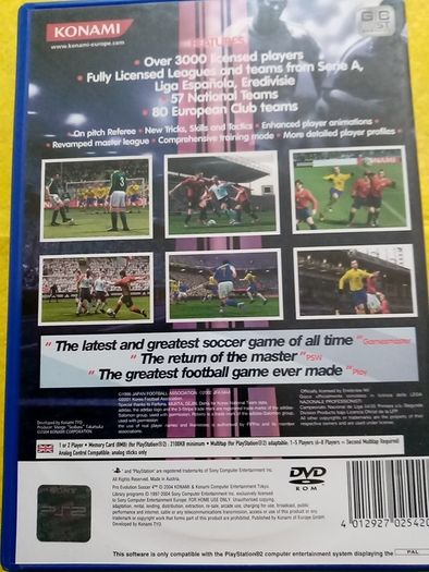 Pro Evolution Soccer 4 PlayStation 2 Ps2 Games Original