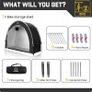 Bike Storage Tent sheds for Outdoor,Waterproof Anti-UV Bike Storage Tent Bicycle Motorcycle Shed Shelter Outdoor Backyard Steel Frame PE Cover Zipper, Arch ZT Image 8