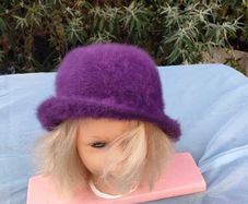 Vintage Italian Angora Fur Hat