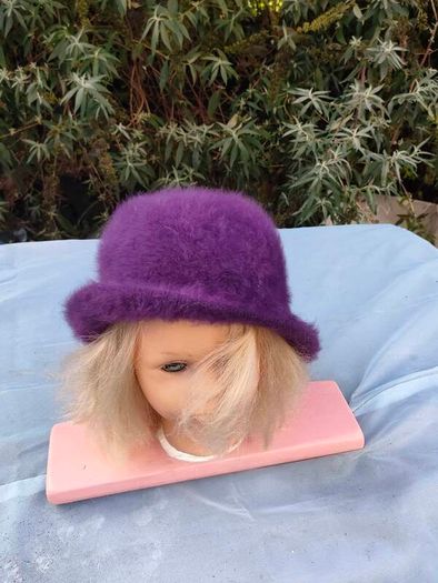Vintage Italian Angora Fur Hat