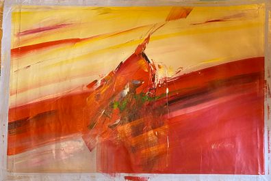 Large Hand Painted Oil on Canvas - Modern Abstract Impressionism
