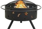 Fire Pit with Poker 64 cm XXL Steel