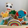 Wooden Animal Pull Along Cart Image 2