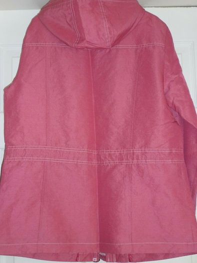 Per Una Jacket Trench Coat Soft Coral/hot Pink Size 12 Medium. Mint Condition