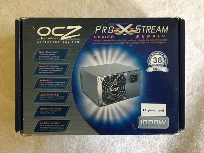 OCZ Pro X Stream 1000w  Active PFC PSU
