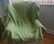 sofa and armchairs covers green