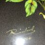 Pair of Roses oil painting on canvas 1964 Image 2