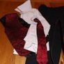 Baby formal suit for special occasion, trousers, shirt, waist jacket, tie and belt. Image 2