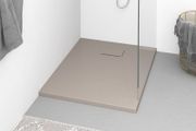 Shower Base Tray SMC Brown 90x70 cm
