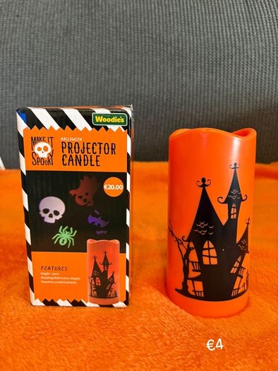 Halloween Decorations. Lights, Wreath, Fabric Decorations, etc