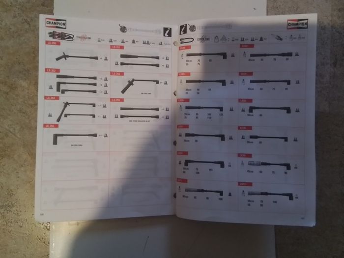 Champion Spark Plug Lead Reference Book.