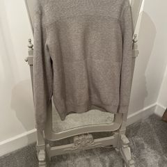 Soft Grey Cotton Blend Jumper size 2XL