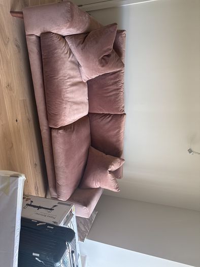 Meadows & Byrne 3 Seater Velvet Sofa