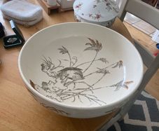 Stunning oversized Copeland  bowl