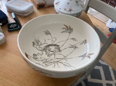 Stunning oversized Copeland  bowl
