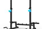 Squat Rack Multi-Function Barbell Rack Height Adjustable Dip Stand Home Gym Weight Lifting Bench Press Dip Station Push up Portable Strength Training Dumbbell Rack (FREE POSTAGE)