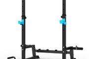 Squat Rack Multi-Function Barbell Rack Height Adjustable Dip Stand Home Gym Weight Lifting Bench Press Dip Station Push up Portable Strength Training Dumbbell Rack (FREE POSTAGE)