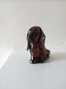 Vintage Avon Bassett Hound Aftershave Bottle