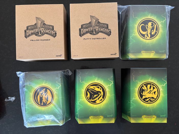 Power Rangers - Super7 Ultimates figures