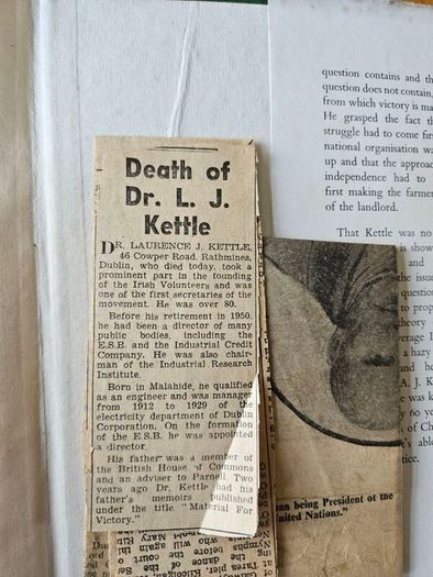 Material For Victory. The Memoirs Of Andrew J. Kettle Right Hand Man To Charles S. Parnell.