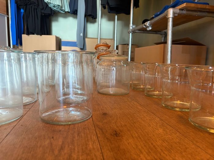 glass jars