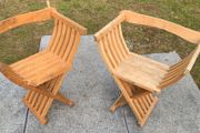 Solid Wood Designer Folding Chairs