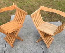 Solid Wood Designer Folding Chairs