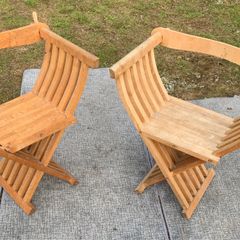 Solid Wood Designer Folding Chairs
