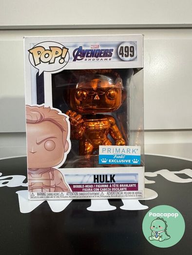 Funko Pop! Marvel Hulk (Orange Chrome) #499 Primark Exclusive