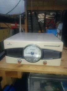 record player + built-in radio + built-in speaker
