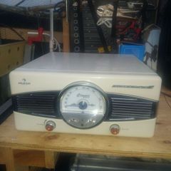 record player + built-in radio + built-in speaker