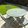 Outdoor dining table and chairs Image 7