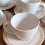Coffee 6 Cups + 6 Saucers, Ivory colour. NEW Image 5