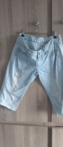 3/4 jeans light blue capri size s s-m
