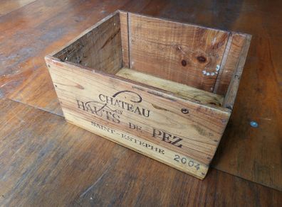 Wooden Wine Crate 6-Bottle Size