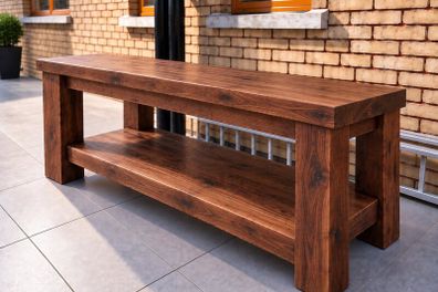 Handmade Rustic Bathroom Double Vanity - 1500mm