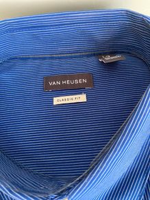 BNWT Van Heusen Pinstripe Shirt,  L/S