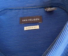 BNWT Van Heusen Pinstripe Shirt,  L/S