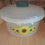 Vintage Sunflower Bowl Storage Container Kitchen Image 2