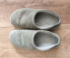 Marks Spencer Mens Suede Mule Slippers Warm Fleece Lined