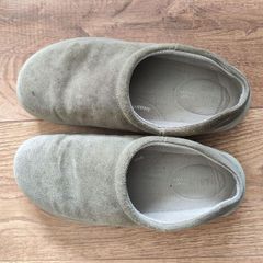 Marks Spencer Mens Suede Mule Slippers Warm Fleece Lined