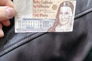 1999 Ireland Five Pound Banknote