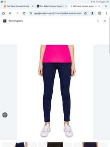 Ted Baker - Dariaas Skinny Soft Denim Jeans - Navy - Waist 28 - BNWT RRP 130