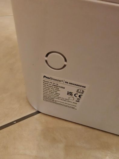 Pro Breeze 10L dehumidifier excellent condition
