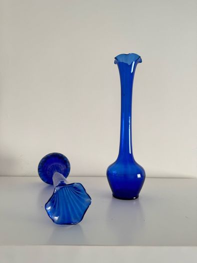 cobalt blue vase