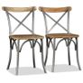 Dining Chairs 2 pcs Solid Mango Wood Image 3