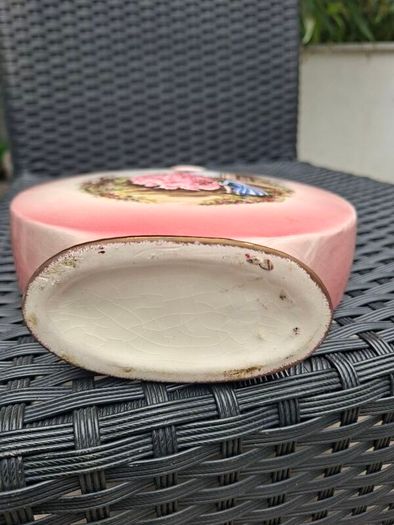 Lovely Vintage 1940's moon flask Vase