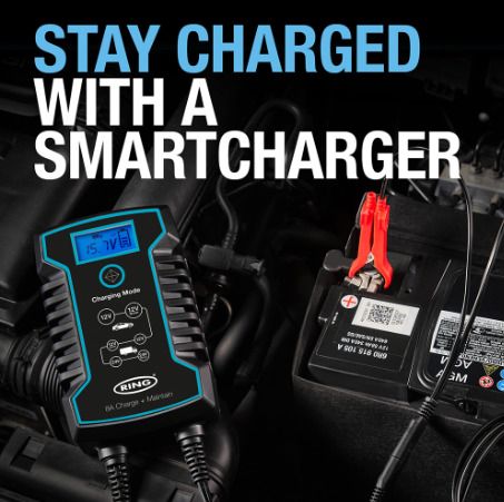 Car / Van Smart battery charger 8Amp including Start / Stop