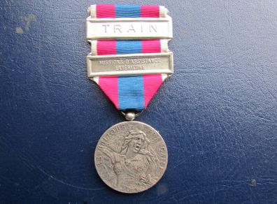 France.Army National Defence Medal.Scarce two bars,