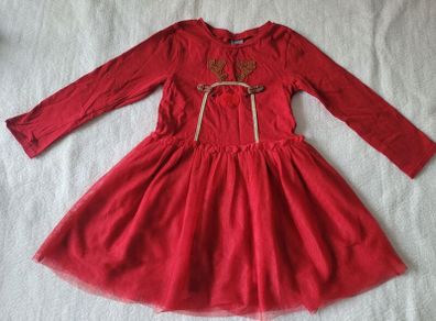 Next Girl's Christmas Dress, size: 3-4 years